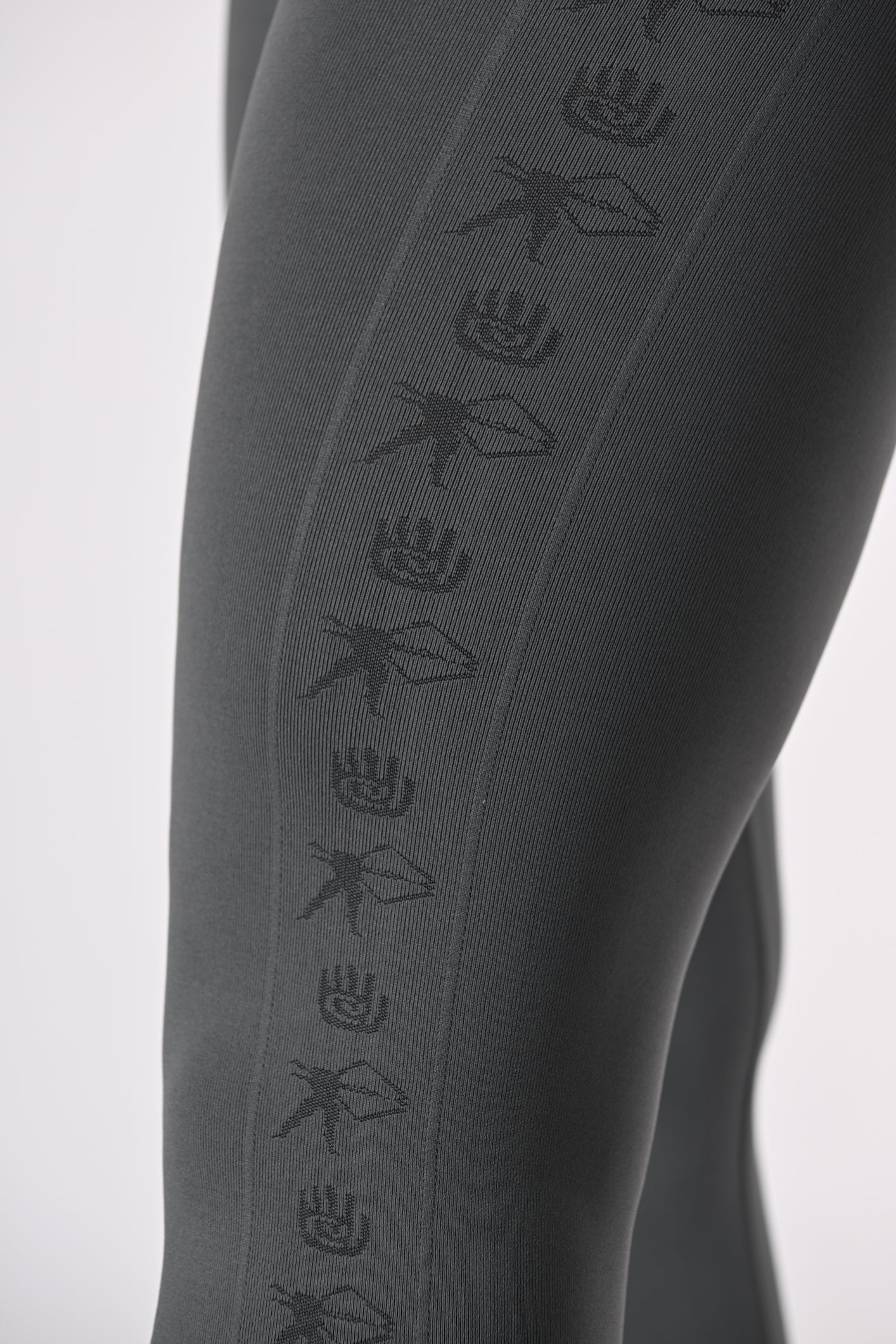 Leggings Tribal - grigio antracite