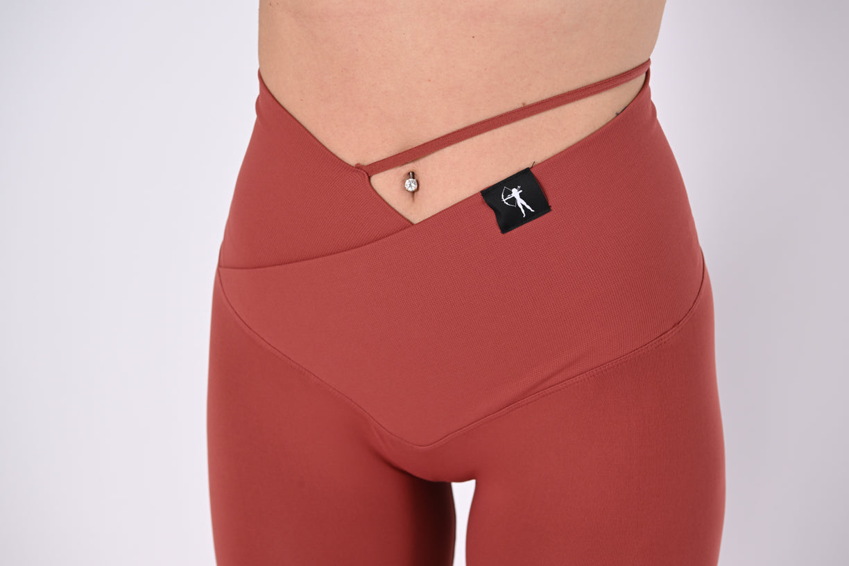 Leggings Wonder Woman - Marsala- ruggine