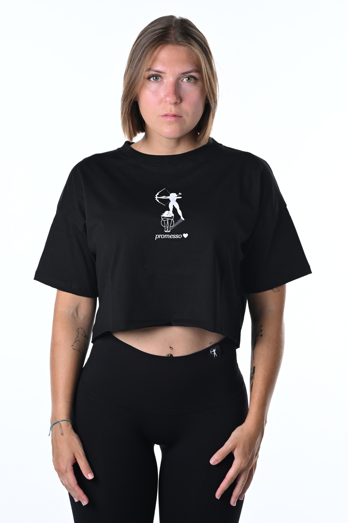T-Shirt crop -  "PROMESSO"