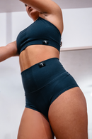 Culotte Pole Dance -  Selene - Blu cenere