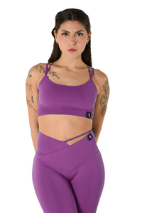 Top incrociato -Phoenix -  Viola