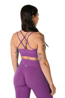 Top incrociato -Phoenix -  Viola