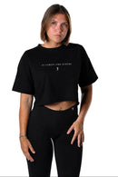 T-Shirt  "AI LIMITI CHE SUPERI" - nero