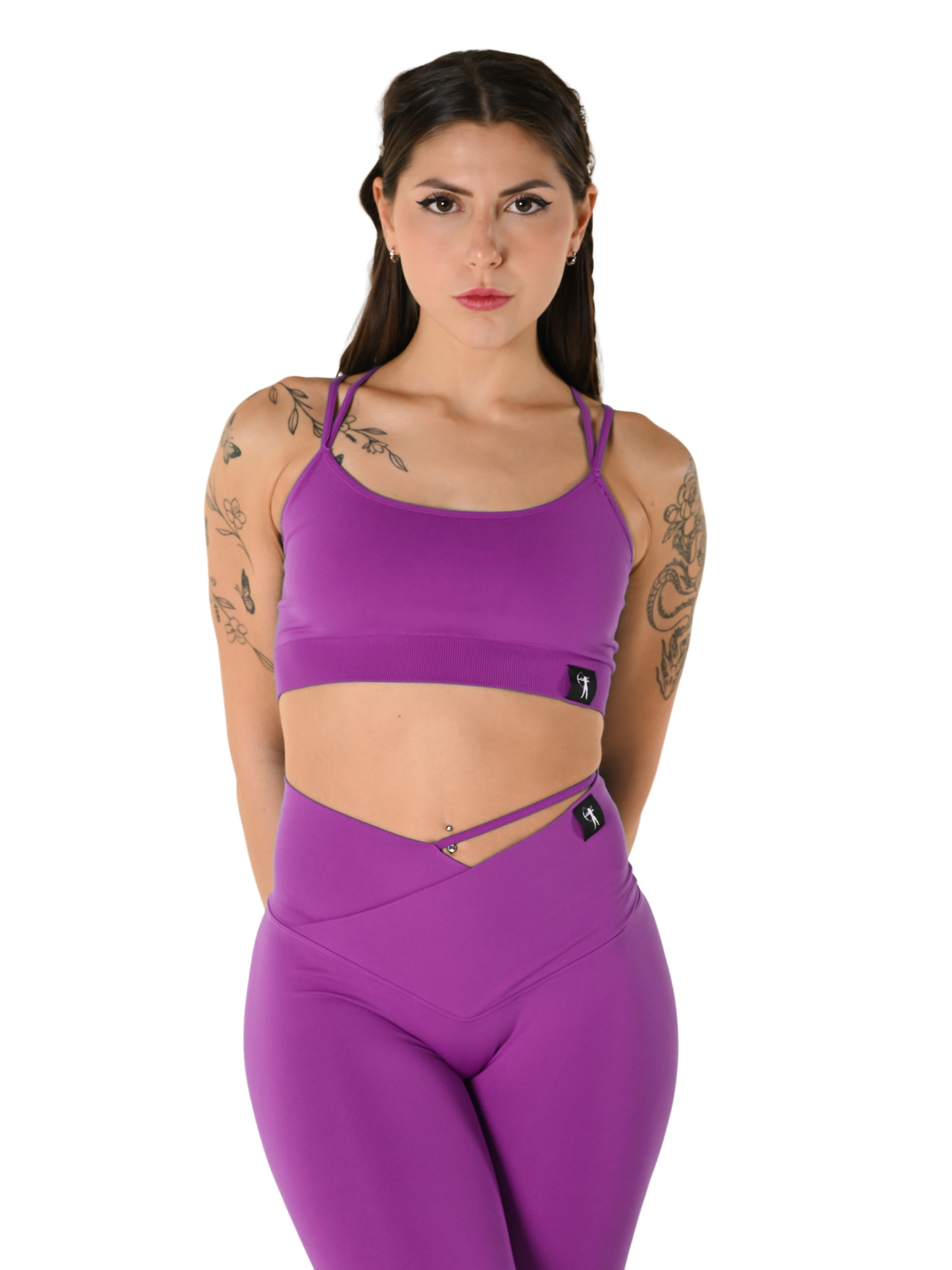 Top incrociato -  Viola