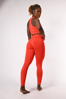 Leggings Tribal - corallo