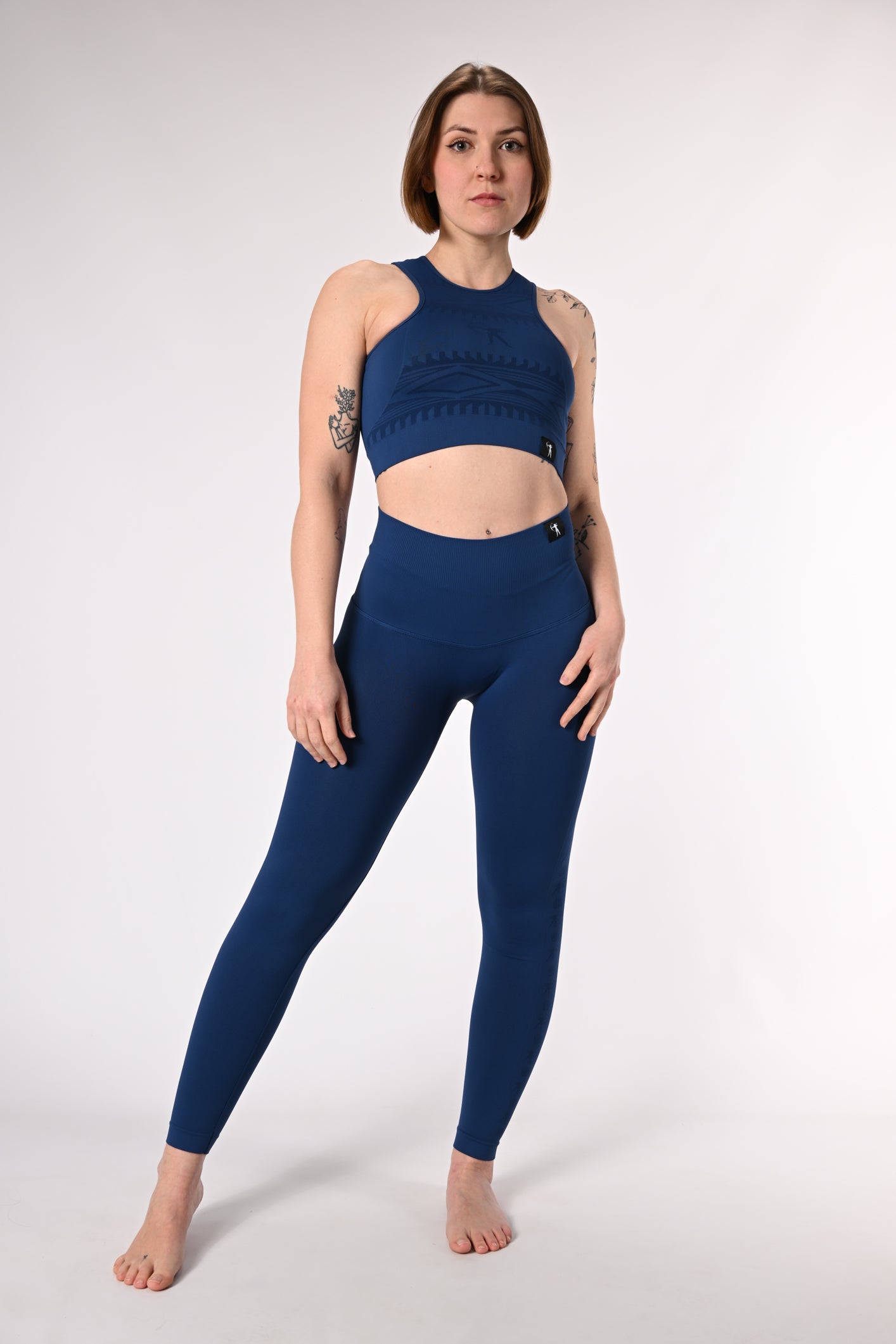 Leggings Tribal - blu