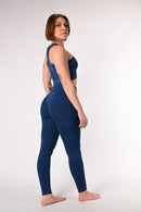 Leggings Tribal - blu