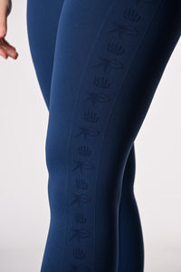Leggings Tribal - blu