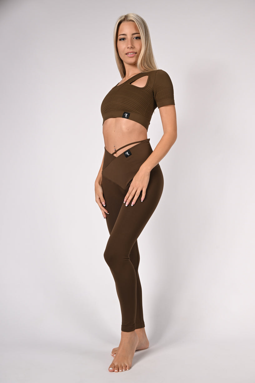 Leggings Wonder Woman - Olympia- marrone