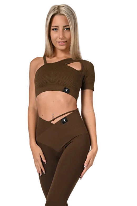 Top Wonder Woman - Olympia - marrone