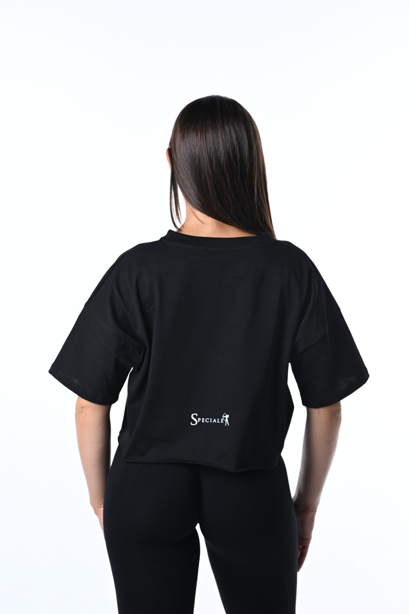 T-Shirt crop -  "LUNGA VITA AI RIBELLI"