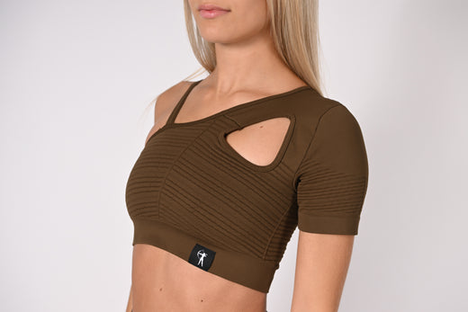 Top Wonder Woman - Olympia - marrone