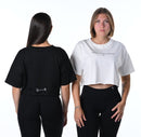 T-Shirt crop -  "LUNGA VITA AI RIBELLI"