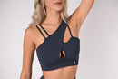 Top amazzone "Selene" - blu cenere