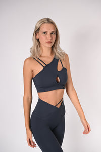 Top amazzone "Selene" - blu cenere