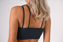 Top amazzone "Selene" - blu cenere