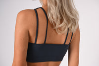 Top amazzone "Selene" - blu cenere