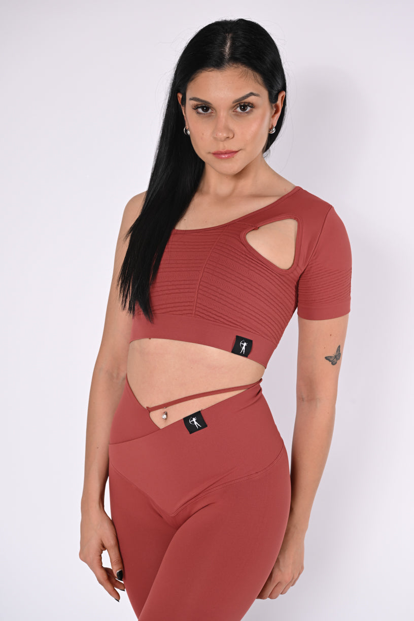 Top Wonder Woman - Marsala- ruggine